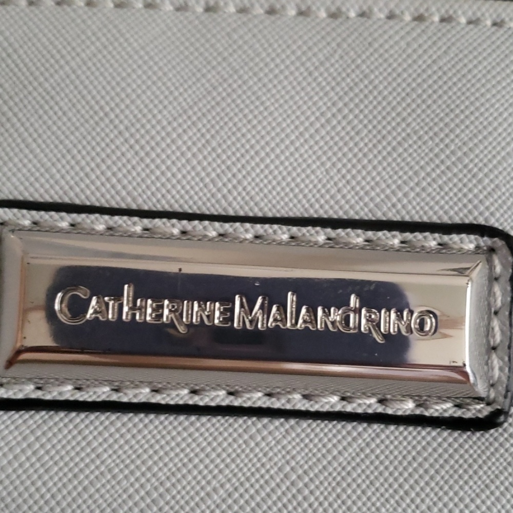 Catherine's Malandrino Blue/Gray Crossbody Satchel - Picture 3 of 8